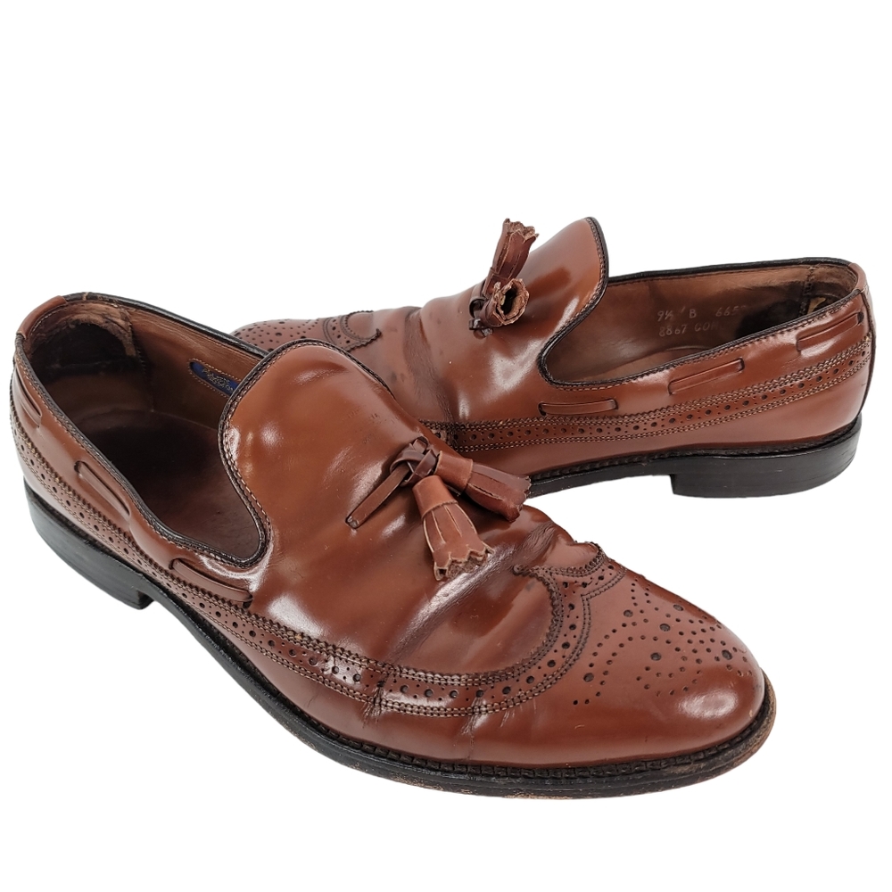 Allen Edmonds Brown Tassel Loafers